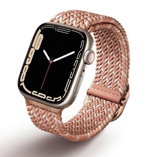 UNIQ pasek Aspen Apple Watch 40/38/41mm Braided DE różowy/citrus pink UNIQ