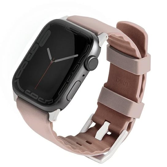 UNIQ pasek Linus Apple Watch Series 4/5/6/7/8/SE/SE2 38/40/41mm. Airosoft Silicone różowy/blush pink UNIQ