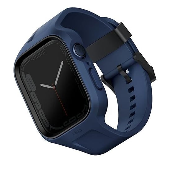 UNIQ pasek Monos 2in1 Apple Watch Strap + Case Series 4/5/6/7/8/SE 44/45mm. niebieski/marine blue UNIQ