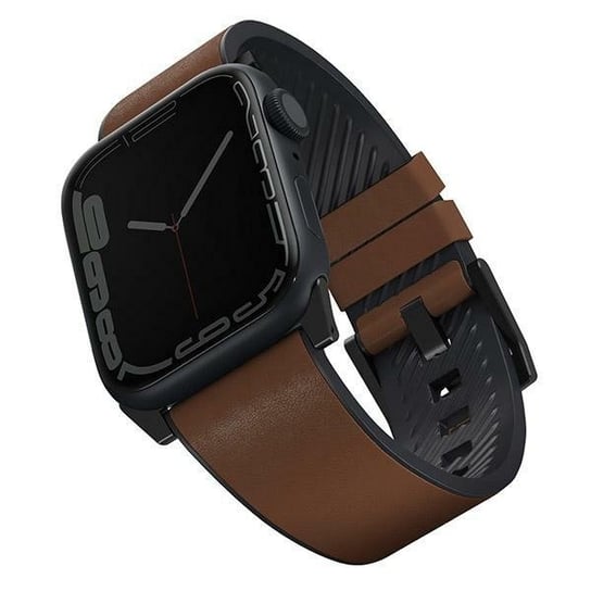 Uniq Pasek Straden Apple Watch Series 4/5/6/7/Se 42/44/45Mm. Leather Hybrid Strap Brązowy/Brown UNIQ