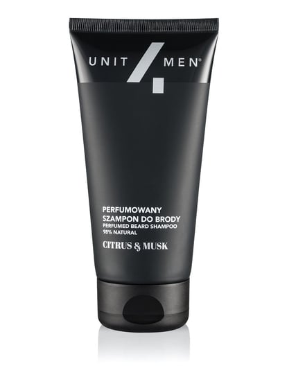 Unit4Men, Citrus&Musk, perfumowany szampon do brody, 100 ml Unit4Men