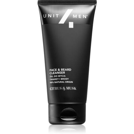 Unit4Men Face & Beard Cleanser Citrus&Musk żel do mycia do twarzy i zarostu 150 ml Unit4Men