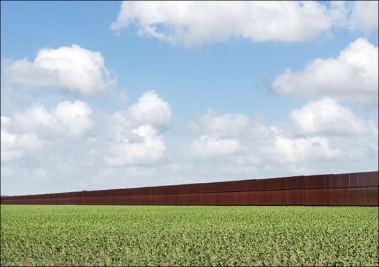 United States-Mexican border-security fence in Brownsville, Texas., Carol Highsmith - plakat 84,1x59,4 cm Galeria Plakatu