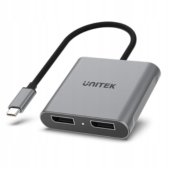 Unitek Adapter USB-C na 2x port DP 1.4 8K 60Hz Unitek