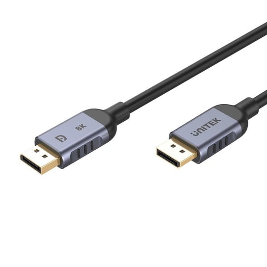 Unitek kabel DisplayPort 1.4 8k 60hz, 4k 240hz, HDR, HDCP 2.3, DSC 1.2, 1m Inna marka