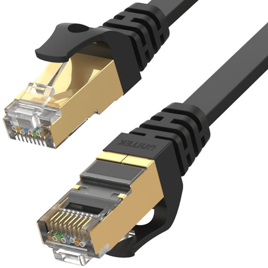 Unitek kabel sieciowy lan ethernet płaski sstp cat7 10m Unitek