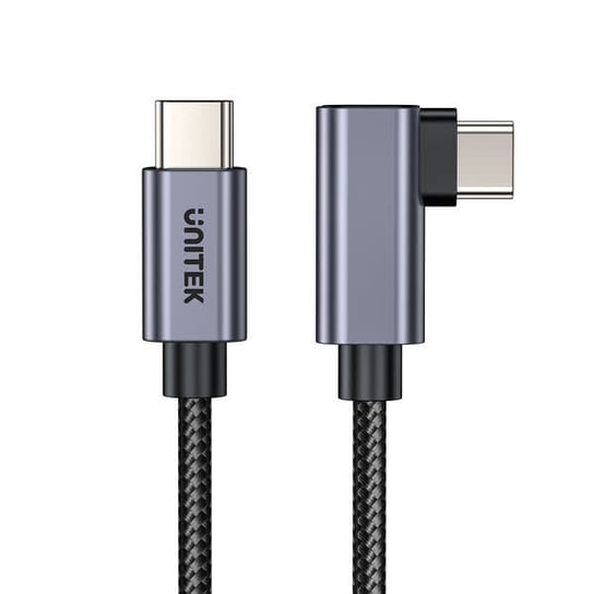 Unitek Kabel USB-C kątowy 90° PD100W 1m Unitek