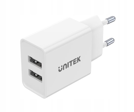Unitek ładowarka sieciowa P1113A 2*USB-A 12W biała Unitek