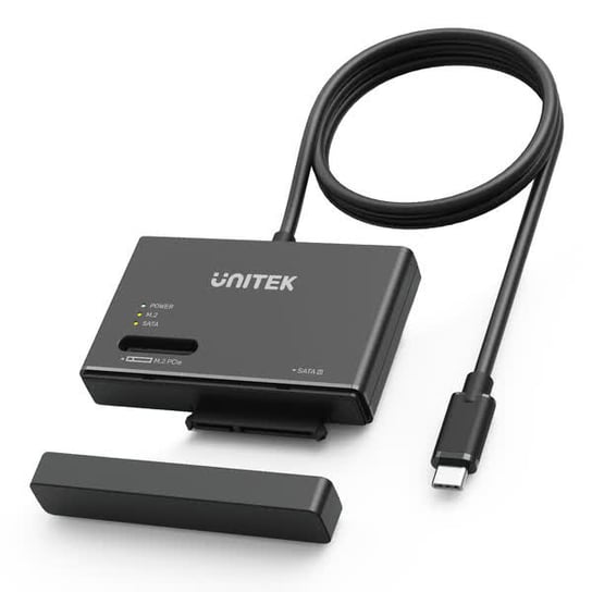 Unitek Mostek USB-C na dyski SATA i M.2 MVMe claroc