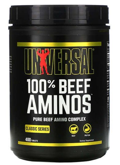 Universal Beef Aminos 400Tabs Universal Nutrition