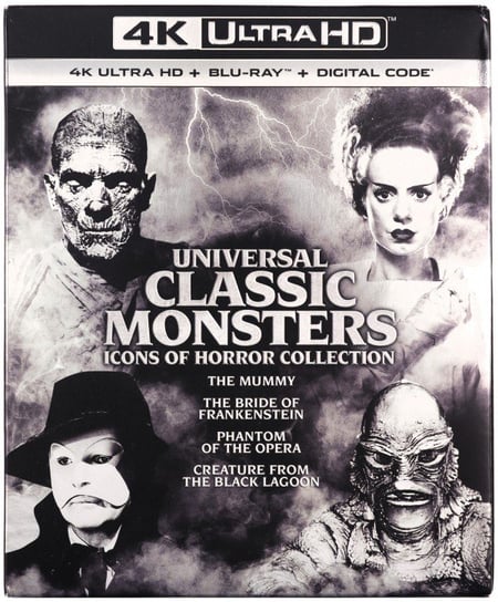 Universal Classic Monsters: Icons of Horror Collection Vol. 2: The Mummy / Bride of Frankenstein / Phantom of the Opera / Creature from the Black Lagoon Various Directors