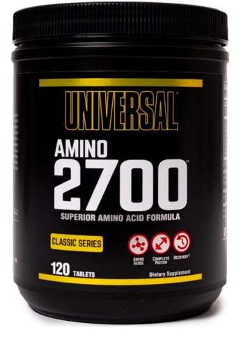 Universal, Suplement aminokwasowy, Amino 2700, 120 tabletek Universal