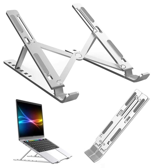 Uniwersalna aluminiowa podstawka pod laptop tablet SATIS