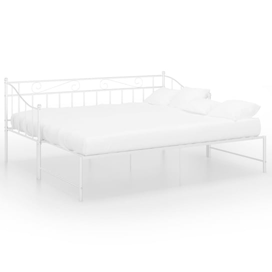 Uniwersalna kanapa z łóżkiem, biała, 206,5x185x89, Inna marka