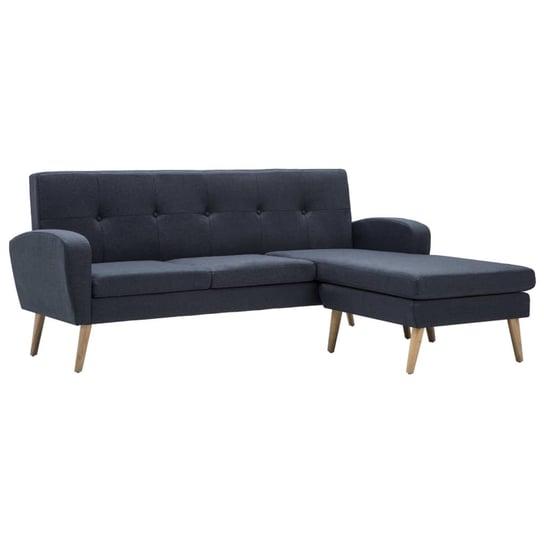 Uniwersalna sofa z leżanką, ciemnoszary, 186x136x7 / AAALOE Inna marka