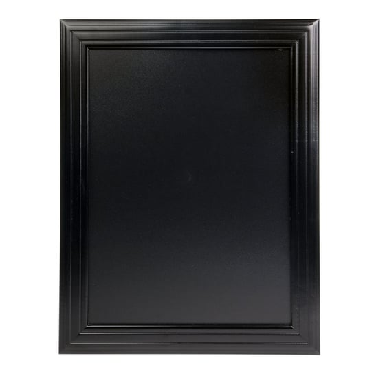 Uniwersalna tablica kredowa w czarnej, drewnianej, czarnej ramie 47,2x37x2 cm Securit
