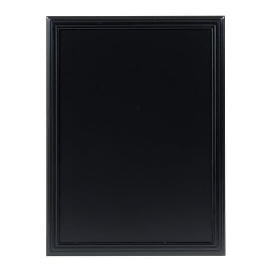 Uniwersalna tablica kredowa w drewnianej, lakierowanej, czarnej ramie 76,3x56,5x2 cm Securit