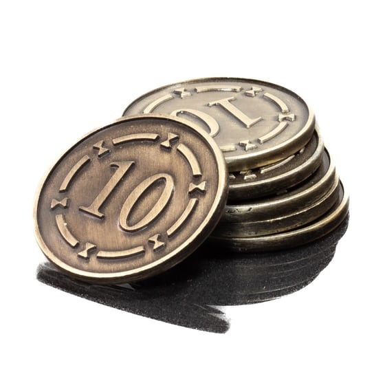 Uniwersalna Złota Metalowa Moneta 1 Szt RGFK