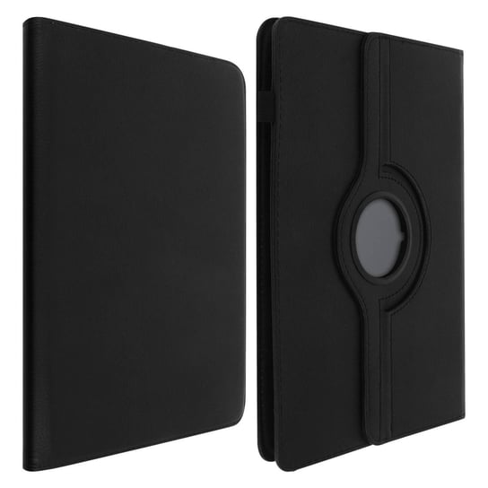 Uniwersalne etui Flip Folio z podstawką na 10-calowy tablet 360°, czarne Avizar
