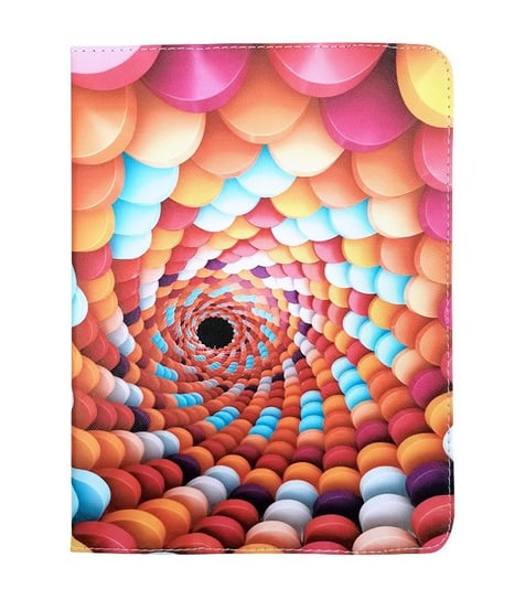 Uniwersalne etui na tablet 7" 8" candy spiral GreenGo