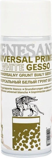 Uniwersalny grunt gesso biały spray 400ml Renesans
