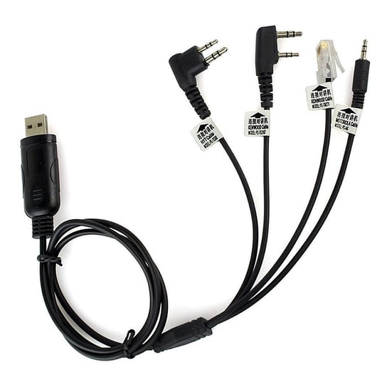 Uniwersalny kabel USB 4 w 1 do programowania radiotelefonów z 4 wtykami HamRadioShop