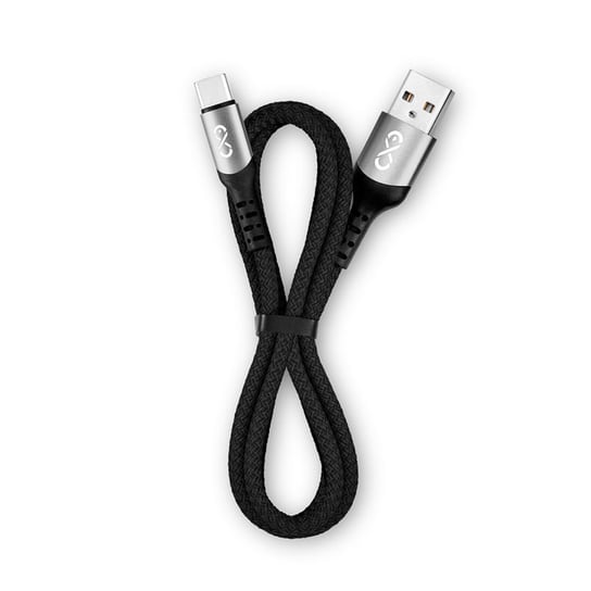 Uniwersalny kabel USB-A 2.0 - USB-C eXc BRAID, 1.2 m, czarny EXC