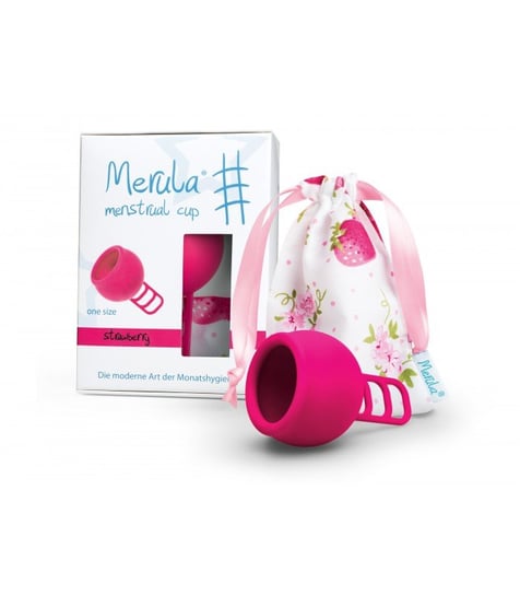Uniwersalny kubeczek menstruacyjny, One-Size, kolor: różowy, Merula Merula