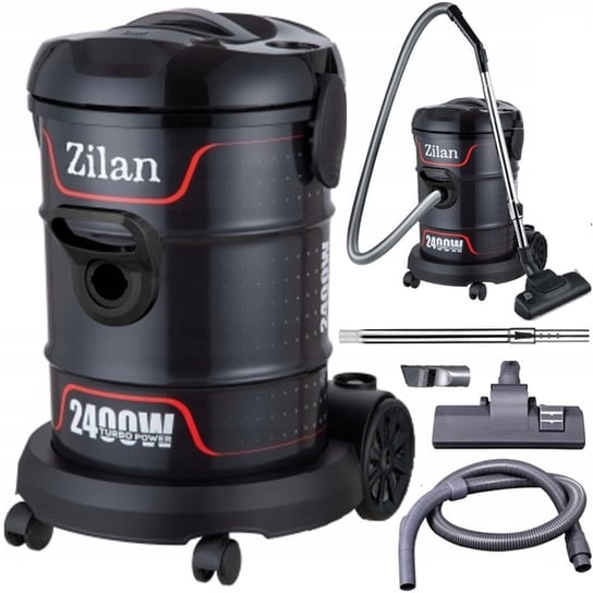 Uniwersalny Mocny Odkurzacz Przemysłowy Bezworkowy Nadmuch 21L 2400W Zilan