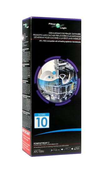 Uniwersalny odkamieniacz do pralek i zmywarek FilterLogic AFL-100U (10 saszetek) FilterLogic