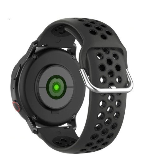 UNIWERSALNY PASEK SILIKONOWY DO ZEGARKA 20MM PASUJE DO GALAXY WATCH ACTIVE / 2 40/44 / GALAXY WATCH 42 / 3 41MM / HUAWEI WATCH GT 2 42MM / AMAZFIT BIP / S / GTS / GTR 42MM BEST