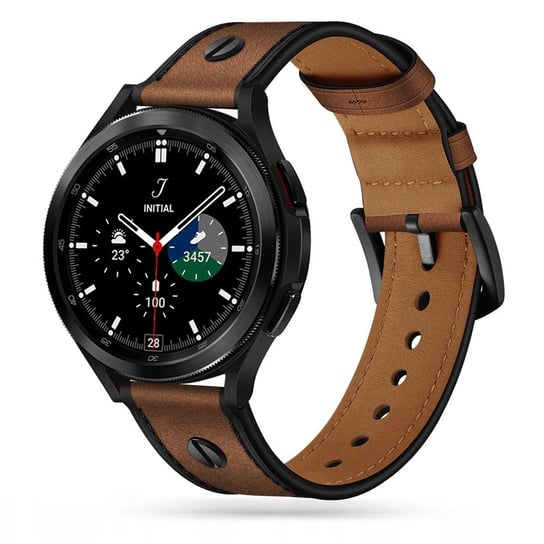 Uniwersalny pasek skórzany pasuje do Samsung Galaxy Watch 42mm / Galaxy Watch Active 2 40/44 / Galaxy Watch 4 40/42/44 / Huawei GT 2 42 mm / Garmin Venu / Garmin Vivoactive 3 / 3 Music / Amazfit BIP KD-Smart