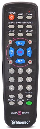 Uniwersalny pilot TV MSONIC MBC415K Msonic