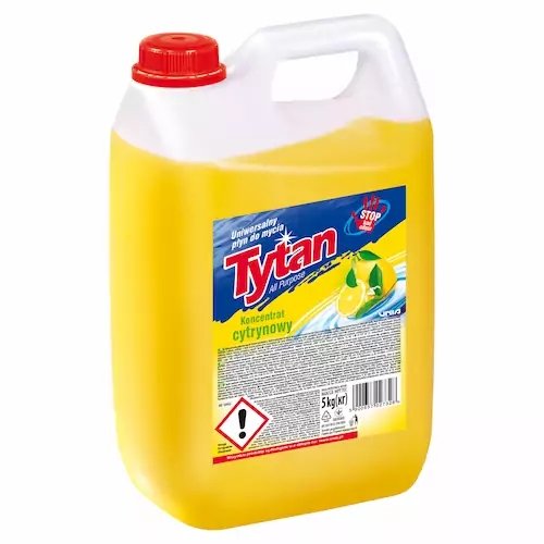 Uniwersalny płyn do mycia cytrynowy Tytan koncentrat 5kg TYTAN