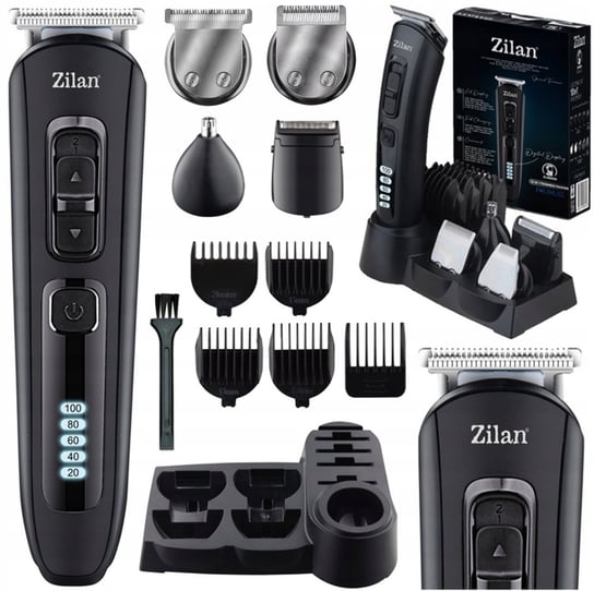 Uniwersalny Trymer Maszynka Do Strzyżenia Zestaw Barber Usb 10W1 Zilan