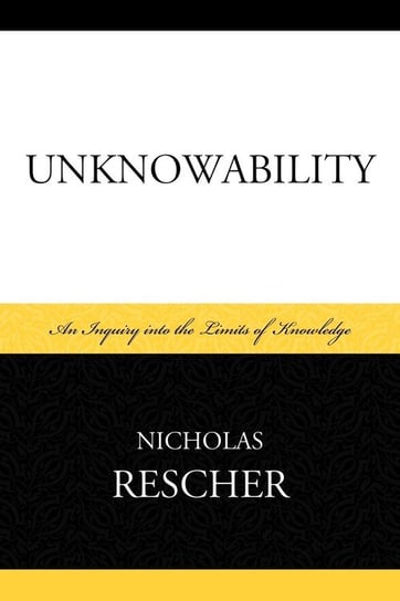 Unknowability Rescher Nicholas