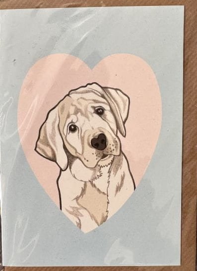 Unknowink- Kartka Labrador z kopertą Inna marka