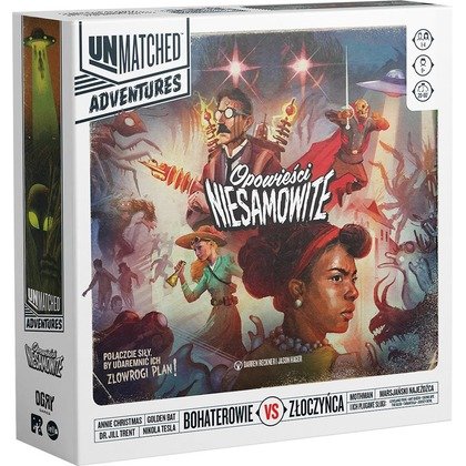 Unmatched Adventures: Opowieści Niesamowite, gra planszowa, Ogry Games Ogry Games