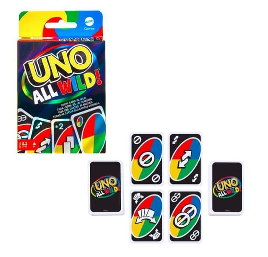 Uno All Wild, Gra karciana, Dzikie karty, HHL33 Uno
