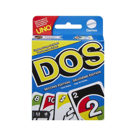 UNO, DOS Refresh, gra karciana, HNN01, dla dzieci i dorosłych Uno
