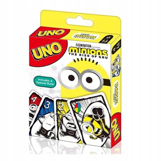 UNO MINIONKI GRA KARCIANA ZESTAW KARTY DO GRY RODZINNA ZABAWA TOWARZYSKA Uno