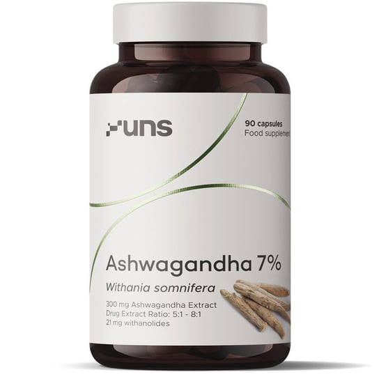 Uns Ashwagandha 7% Suplementy diety, 90 kaps. Uns
