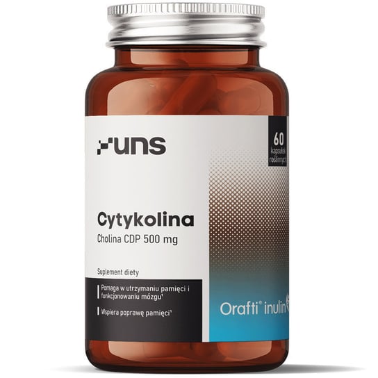 UNS Cytykolina Cholina CDP 500mg, Suplement diety, 60 vegcaps. UNS