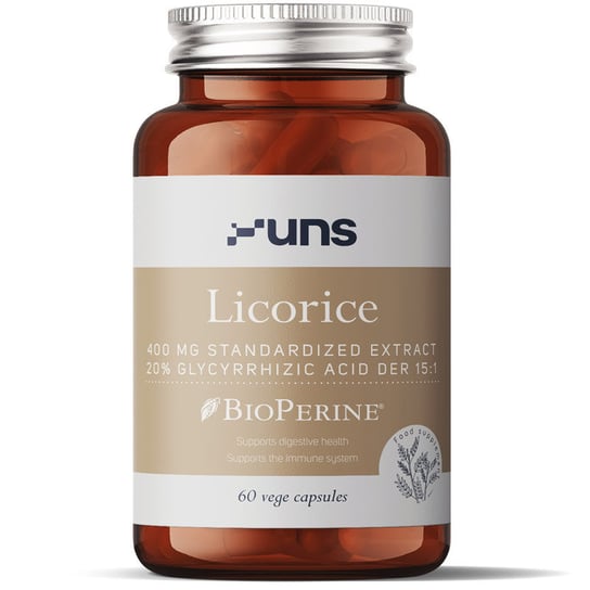 UNS, Licorice 400mg Standardized Extract 20 Glycyrrhizic Acid Der 151