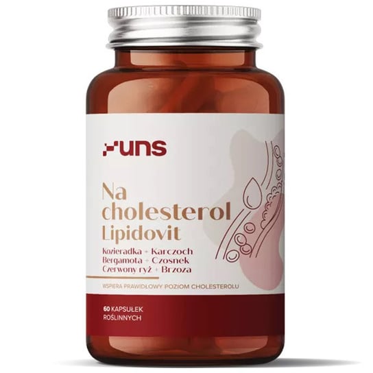 UNS, Na Cholesterol Lipidovit, Suplement diety, 60 kaps. UNS