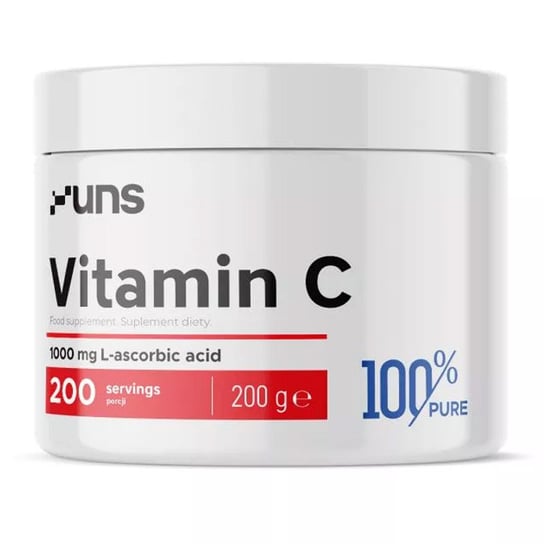 Uns Vitamin C Suplement diety, 200g Natural UNS