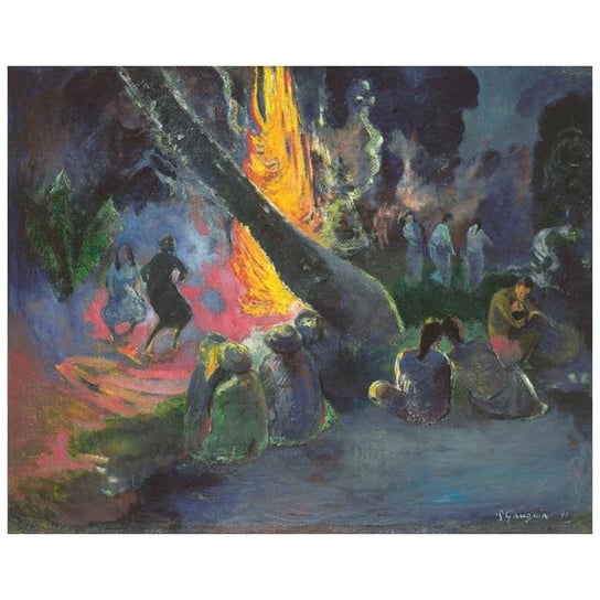Upa Upa (The Fire Dance) - Paul Gauguin 60x75 Legendarte