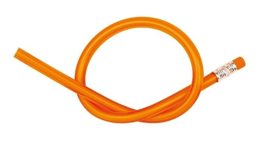 Upominkarnia, ołówek elastyczny Agile, pomarańczowy UPOMINKARNIA