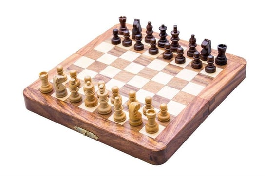 UPOMINKARNIA, Składane drewniane szachy magnetyczne UPOMINKARNIA