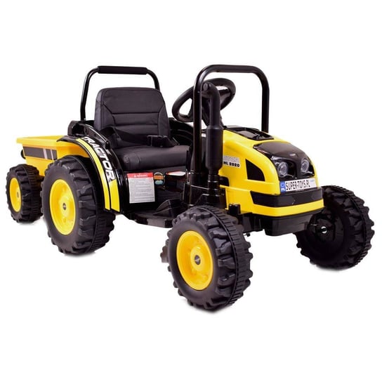Upominkarnia, Traktor z przyczepą, FM/HL388, żółty, 152x63 cm UPOMINKARNIA